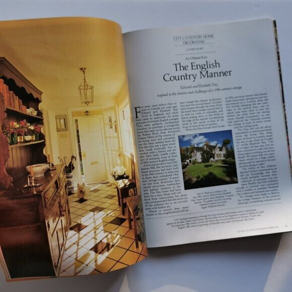 September 1986 City & Country Home Magazine Canadian Lifestyle Interior Design - Picture 5 of 6